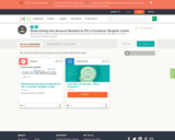 Determining the Amount Needed to Fill a Container English Units