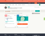 Multiplication and Division of Lengths