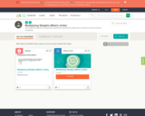 Multiplying Weights Metric Units