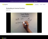 Evaluating an Inverse Function: Lesson 1