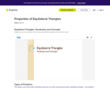 Properties of Equilateral Triangles