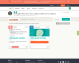 Finding the Total Time Given a Distance Between Two Objects