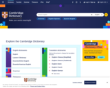 Cambridge University Press: Cambridge Dictionaries Online