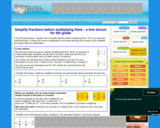 HomeschoolMath: Simplify Fractions Before Multiplying Them