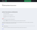 Understanding Algebra: Simplifying Radical Expressions