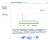 Wolfram MathWorld: Square Root