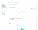 Wolfram MathWorld: Natural Logarithm