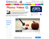 Science Kids: Physics Videos: Newton's Three Laws of Motion