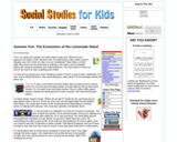 Social Studies for Kids: Summer Fun: The Economics of the Lemonade Stand