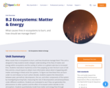 B.2 Ecosystems: Matter & Energy