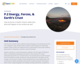 P.2 Energy, Forces, & Earth’s Crust