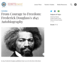From Courage to Freedom: Frederick Douglass's 1845 Autobiography