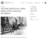 Not Only Paul Revere: Other Riders of the American Revolution