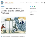 The First American Party System: Events, Issues, and Positions