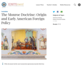 The Monroe Doctrine: Origin and Early American Foreign Policy