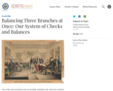Balancing Three Branches at Once: Our System of Checks and Balances