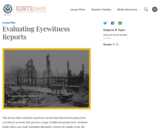 Evaluating Eyewitness Reports