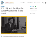 JFK, LBJ, and the Fight for Equal Opportunity in the 1960s