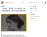 Lesson 1: Understanding the Context of Modernist Poetry