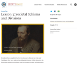 Lesson 3: Societal Schisms and Divisions