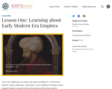 Lesson One: Learning about Early Modern Era Empires