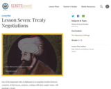 Lesson Seven. Treaty Negotiations