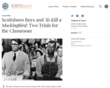 Scottsboro Boys and To Kill a Mockingbird: Two Trials for the Classroom