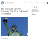 The Statue of Liberty: Bringing "The New Colossus" to America