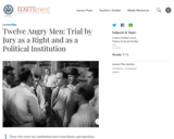 Twelve Angry Men: Trial by Jury as a Right and as a Political Institution