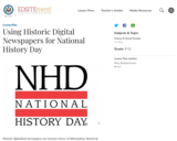 Using Historic Digital Newspapers for National History Day