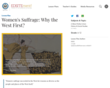 Women's Suffrage: Why the West First?