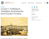 Lesson 7: Trekking to Timbuktu: Restoring the Past (Teacher Version)