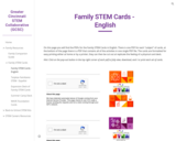 Family STEM Cards