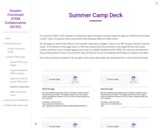 Summer Camp Deck