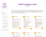 WAVE Foundation Cards