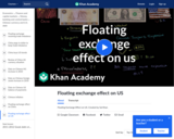 Current Economics: Floating Exchange Effect on U.S.