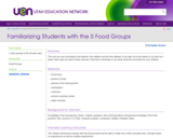 Familiarizing Students with the 5 Food Groups