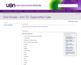 2nd Grade-Act. 01: Exploration Tubs