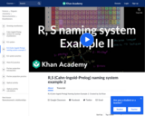 Organic Chemistry: R,S (Cahn-Ingold-Prelog) Naming System Example 2