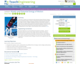 Kinetic and Potential Energy of Motion