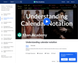 Cosmology and Astronomy: Understanding Calendar Notation