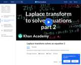 Differential Equations: Laplace Transform Solves an Equation 2