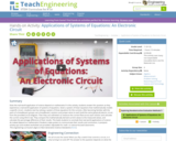 Applications of Systems of Equations: An Electronic Circuit
