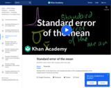 Statistics: Standard Error of the Mean