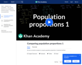 Statistics: Comparing Population Proportions 1