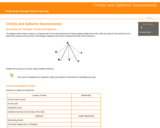 Circles and Spheres Assessments