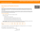 Data Analysis and Probability Introduction