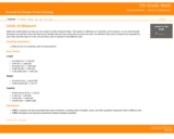 7th Grade Math : Measurement - Units of Measure