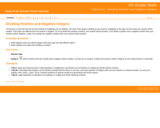 7th Grade Math : Operations - Dividing Positive and Negative Integers