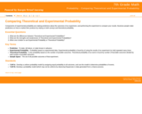 7th Grade Math : Probability - Comparing Theoretical and Experimental Probablility